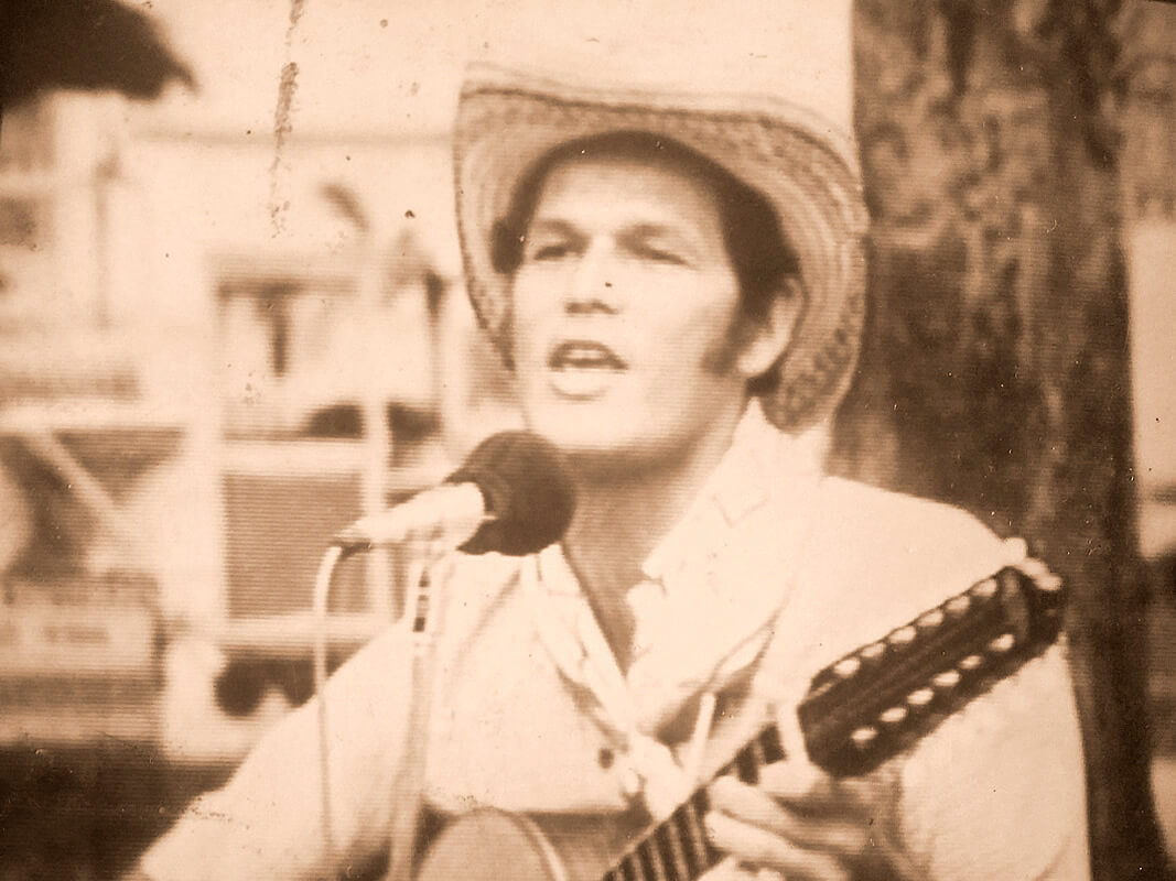 Augusto Cervera en su juventud